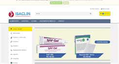 Desktop Screenshot of isaclin.com.br
