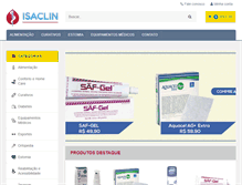 Tablet Screenshot of isaclin.com.br